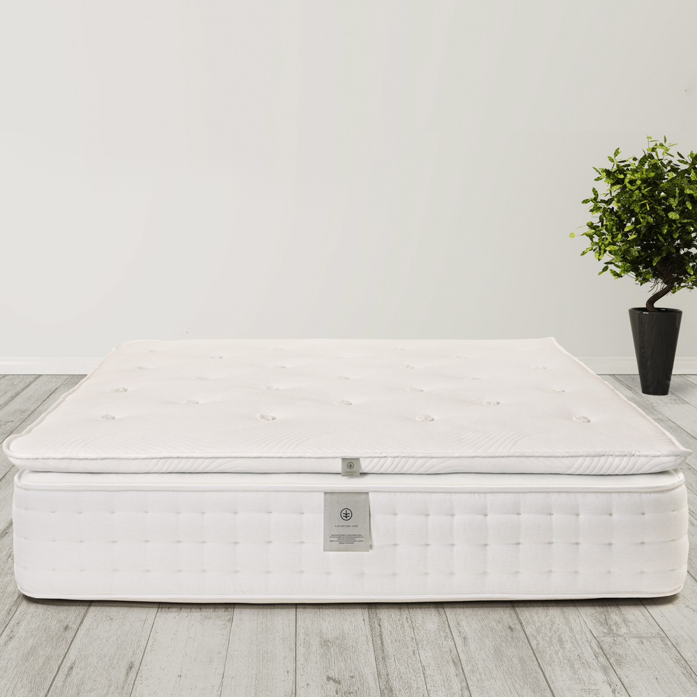 Matelas en bambou naturel « CocoCore » - Fabriqué à la main au Royaume-Uni (noix de coco, bambou et chanvre)